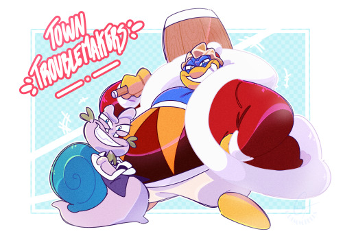 DEDEDE, HE'S THE NAME YOU SHOULD KNOW !DEDEDE, HE'S THE STAR OF THE SHOW ! Oh And Escargoon's There
