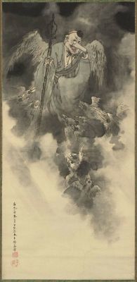 amyipaguana:  Tengu  烏天狗図 Japanese,