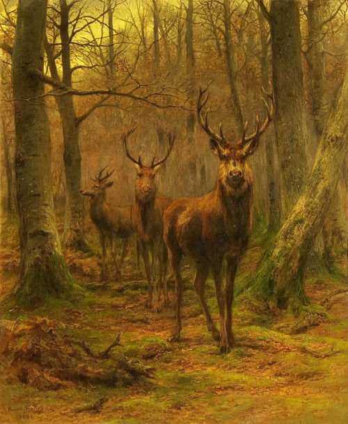 oldpaintings:Monarch of the Forest, 1886 by Rosa Bonheur (French, 1822–1899) 