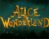 lewis-carroll:  Opening titles: ALICE IN WONDERLAND 