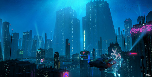 水下未来都市（Underwater Future City） wenlong huangwww.artstation.com/artwork/GaRGDd 