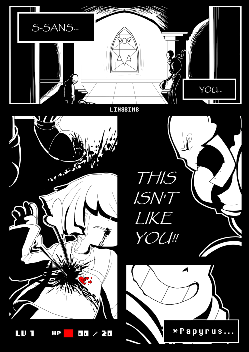 linssins:Papyrus Has Nightmares Page 1-2[Page 3-4] [Page 5-6]* You know you hide things from your br