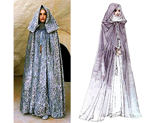 alwaysstarwars:Concept vs. Reality: Padme Amidala in Attack of the Clones (Part 2 of 2)