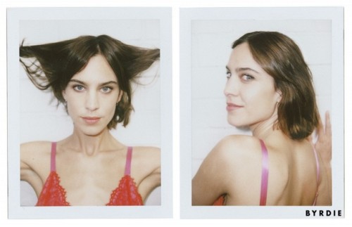 alexachungdirectory:Alexa Chung for Byrdie’s The Close Up by Jenna Peffley