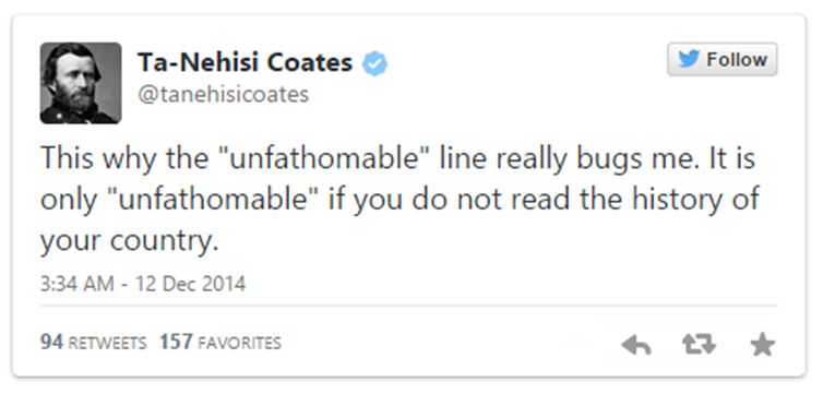 ideologicalmonstrosity:  Ta-Nehisi Coates on CIA Director John Bremmer’s comments