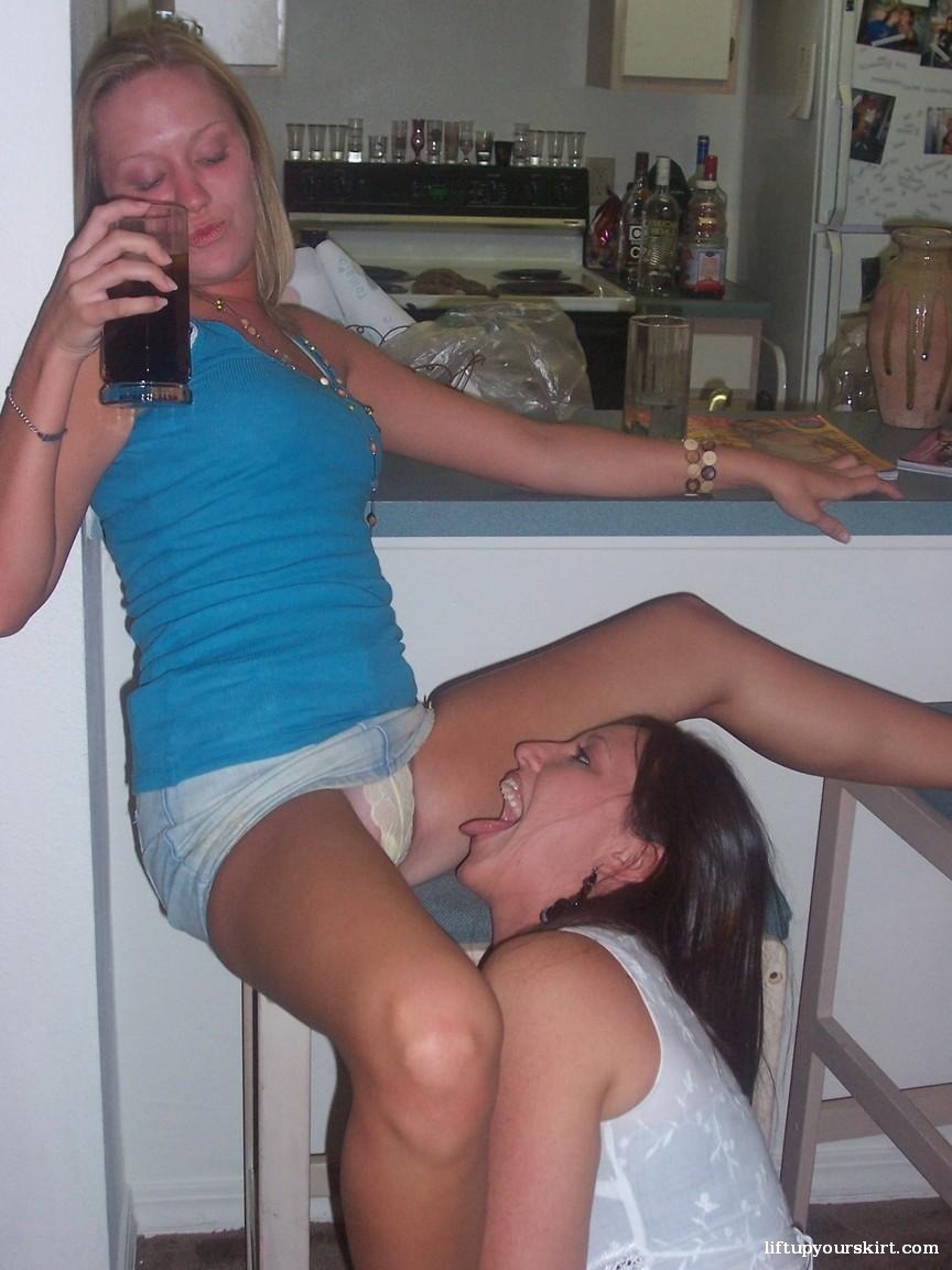 Drunk college girls flashing boobs