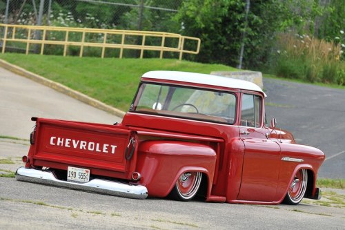 Porn photo speedxtreme:*****  1955 Chevy 3100- Big Red 