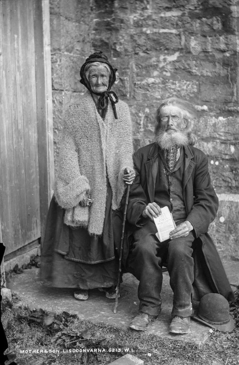 Mother & Son, Ireland, 1890 Nudes &