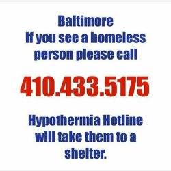 Blackgirl-Looking:  About 40 People Have Died From Hypothermia In Baltimore As Of