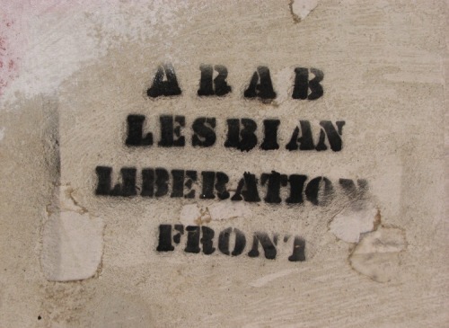middleeasternsarecool: tawseet-al-sharq:Arab Lesbian Liberation Front found around Beirut, Lebanon [