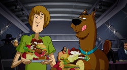 scoobydoomistakes:  Don’t laugh – we all look like this at a buffet, too.