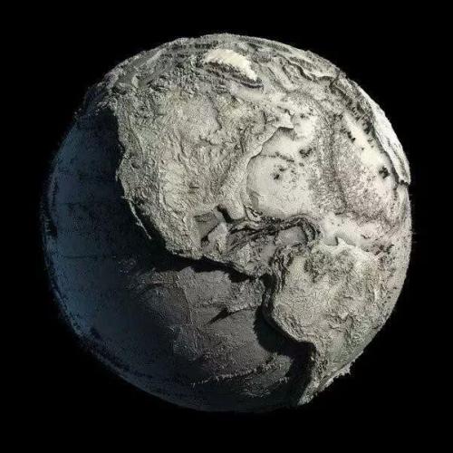 mapsontheweb:  Earth’s surface without