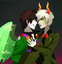 playbunny:  so now that both Caliborn and Calliope have OCs there is only one logical thing to do, ship them of course uvu / 