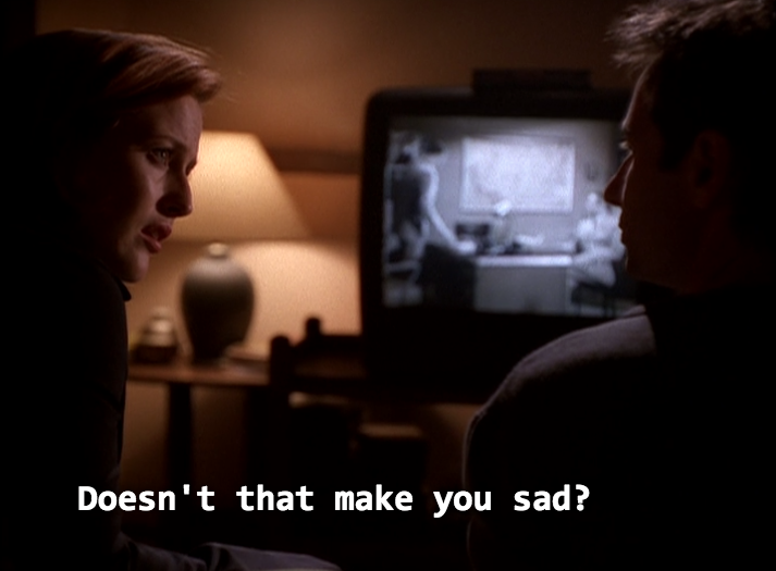 The signs as our favorite out-of-context x-files screen-caps.