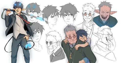 Watched Blue Exorcist recently&hellip;!