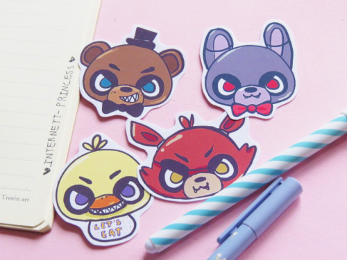 Lots of stickers in my Storenvy shop! (worlwide shipping!) Printed on Waterproof glossy adhesiv