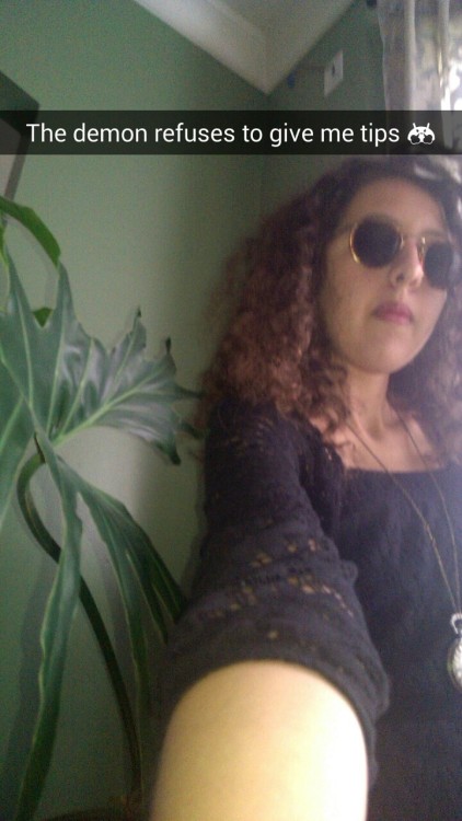autisticanathema:Anathema is chaperoning Adam’s trip to the city . They eventually make it Crowley’s