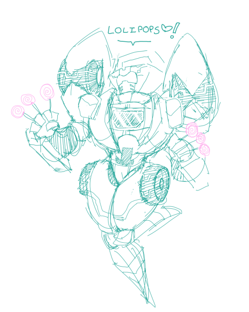 calibrashuns:  You guys chose tailgate! So I drew that silly tfa tailgate I made a long time ago. I’ll probably redesign it later down the road because he’s looking a lot like his normal form I think ^  ^; 