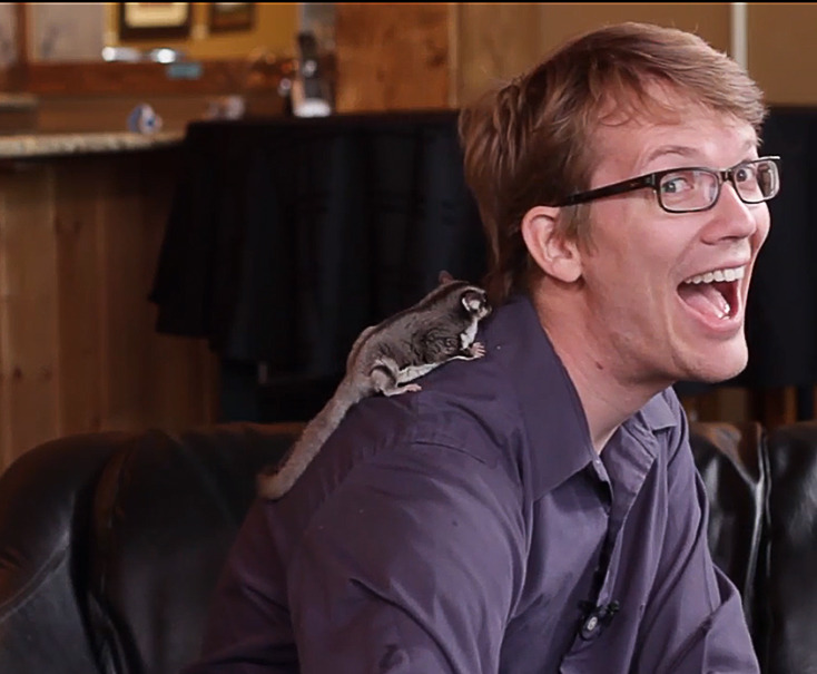 naysie101:  Hank Green being adorable in the latest episode of SciShow Talk Show.