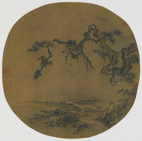 orientallyyours:&ldquo;Sitting under a Pine&rdquo; by Ma Yuan 馬遠 (active late 12th-early 13t