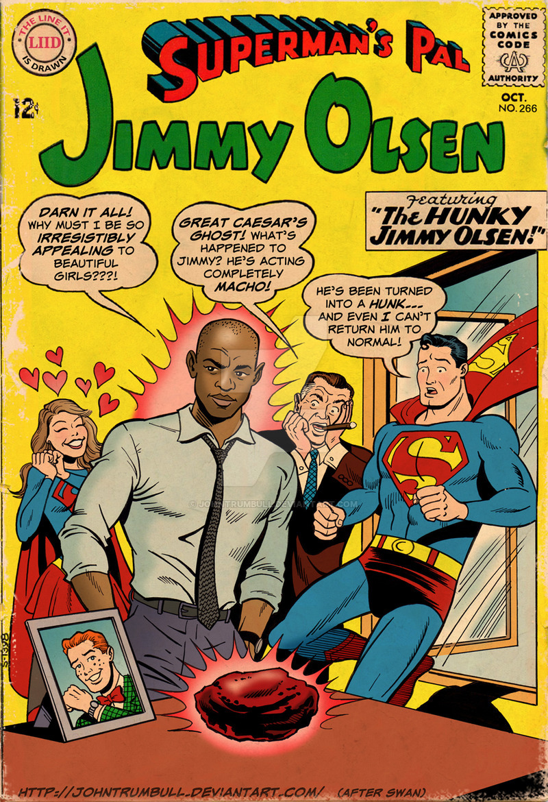 salvagedsword:  LIID 266 BONUS: Hunky Jimmy Olsen - Aged Version! by johntrumbull