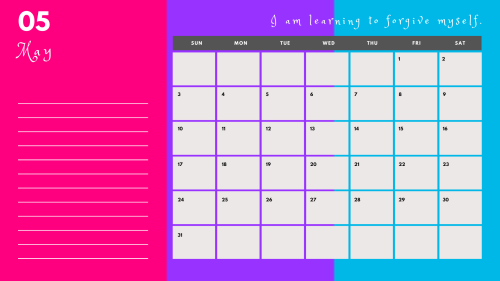 queerplatonicpositivity: [ ID: Several versions of a May 2020 calendar with “05 May” at 