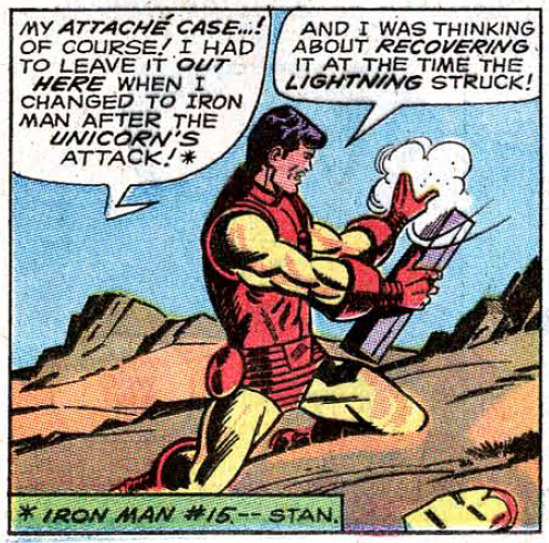 flange5: Never a dull moment.Iron Man vol 1, #17 (1969) I don&rsquo;t even need context.