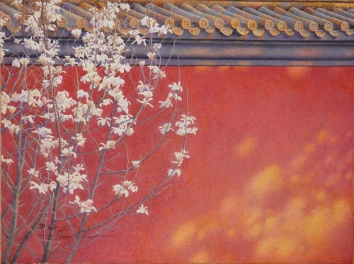 iamjapanese: Huang Youwei（黄有维 Chinese, b.1965）watercolour paintings  Source: 1 2 3 4 5