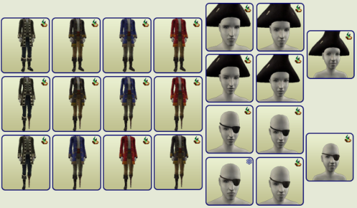 whattheskell:  Pirate Completer Part 1 - BG/BV BG pirate coat converted for children and elders. Eld