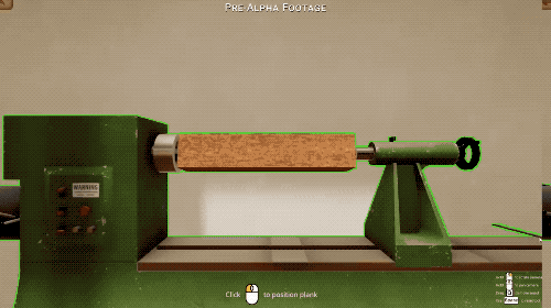 scope-dogg:  alpha-beta-gamer:  Woodwork Simulator allows you to saw, chisel, lathe, drill and glue 