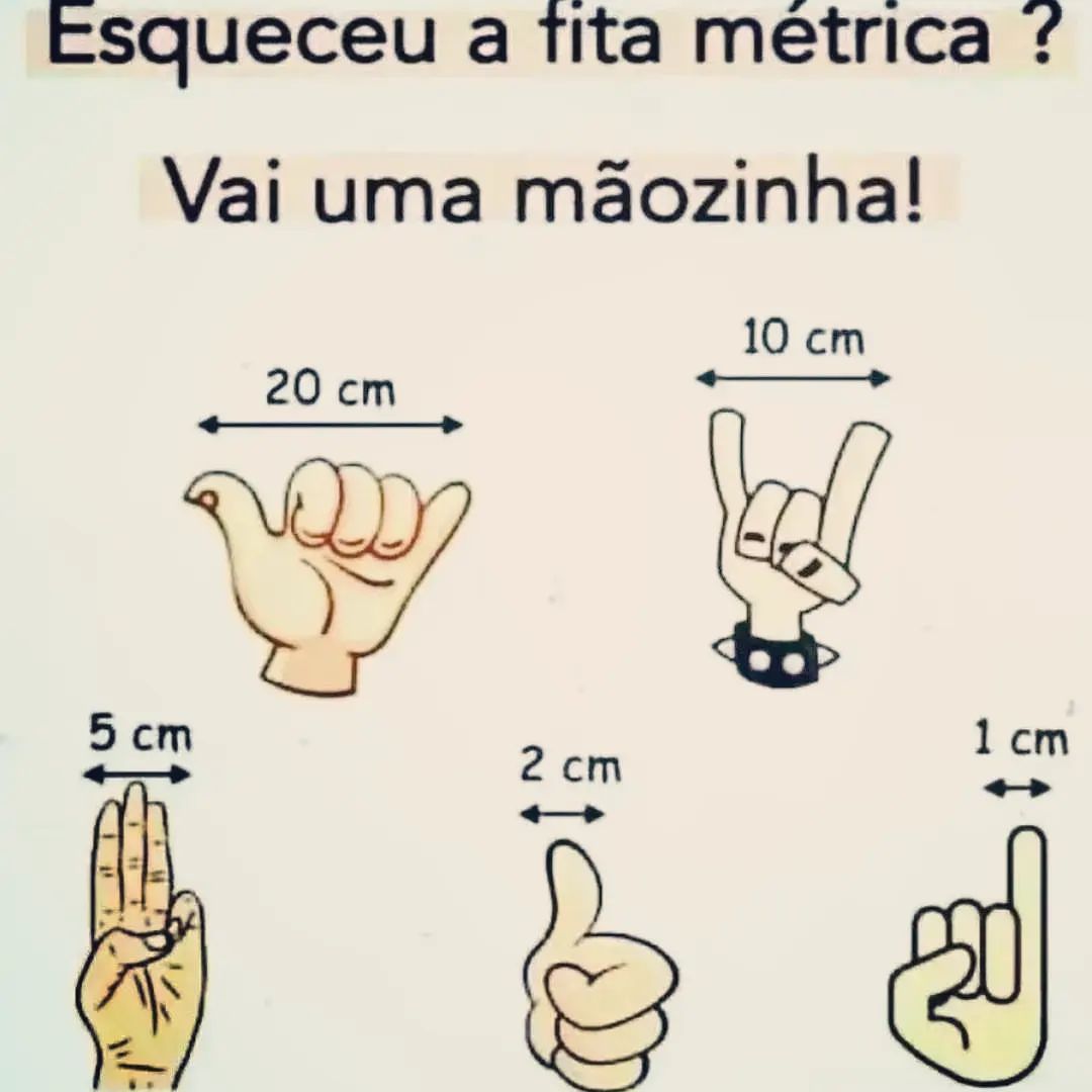 Esqueceu a fita métrica?
Use a mão. As medidas são aproximadas, mas funcionam na pressa 😉
#medidas #medidascomasmaos #dicasdedecoracao #dicasuteisdecasa #dicas úteis
https://www.instagram.com/p/CgNjA8COE-P/?igshid=NGJjMDIxMWI=