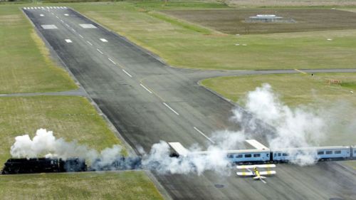 Gisborne Airport- An active Railway track on an active Runway!Gisborne Airport is a regional airport