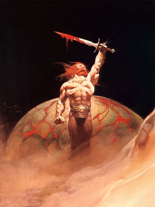 70sscifiart:  Frank Frazetta 
