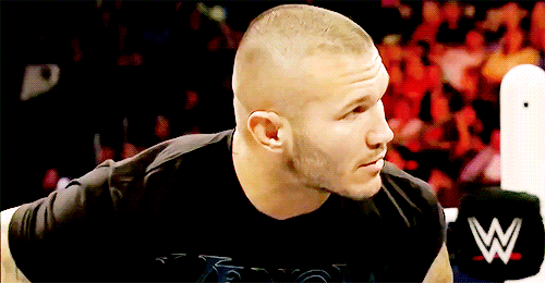 r-a-n-d-y-o-r-t-o-n:  Two times Randy Orton lose (it) during a segment. 