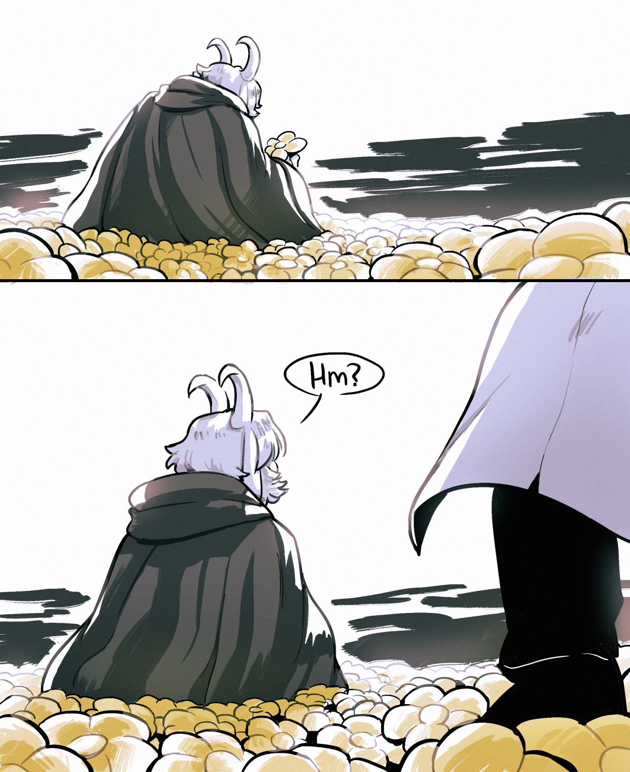 nostalgia-phantom:  moofrog:I had the idea that Gaster can try to communicate through
