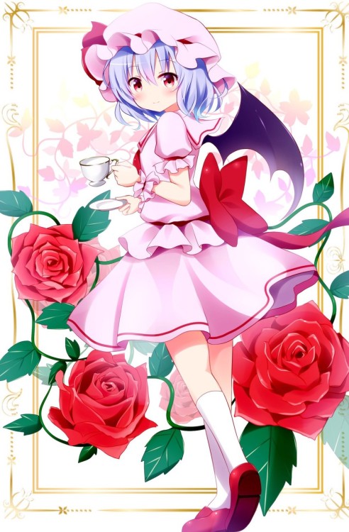 remilia scarlet (touhou) drawn by hyurasan adult photos