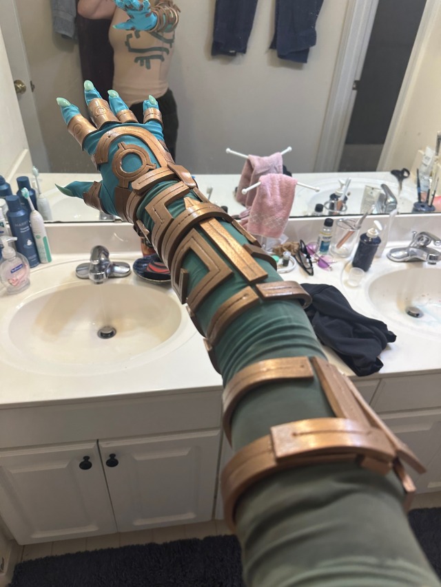 TOTK Link cosplay progress from the past week!