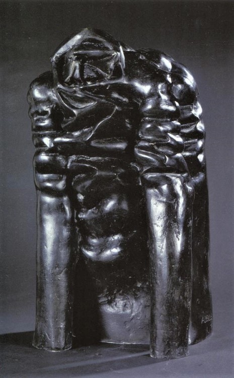 europeansculpture:  Claude Abeille (*1930) - Conférencier, 1990