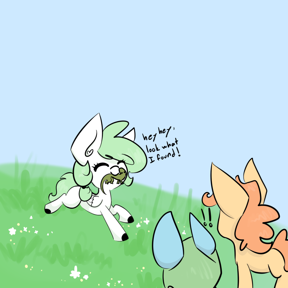 this-is-navi:  other fillies didnt really like me, but i still had lizard :^)  xD