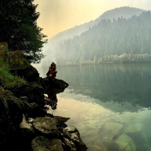 Sometime in Oregon (at Tamolitch Blue Pool - McKenzie River Trail)