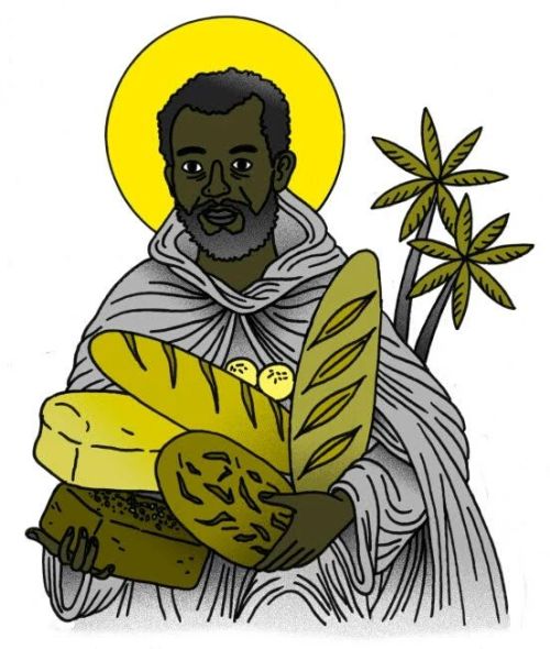 •São Benedito o negro• >>>swipe for colouring process A black catholic saint from 16th cent