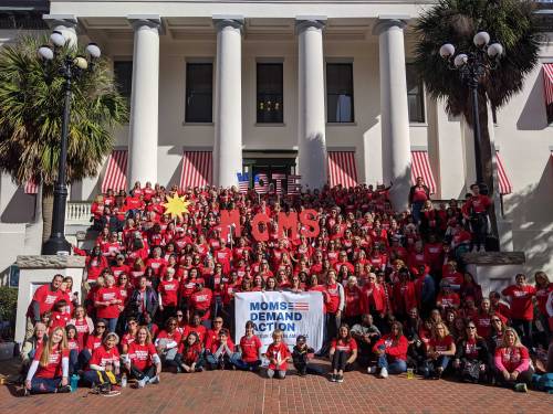 More than 400 Moms Demand Action volunteers, Students Demand Action leaders, and survivors of gun vi