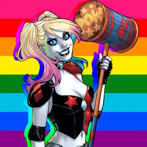 harley quinn pride icons!free to use with or without credit