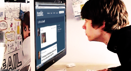 Lo que la gente cree que hago en tumblr