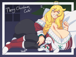 theycallhimcake:  lilirulu:  ON THE TWENTY-FIFTH DAY OF LWAE SANTA LILI GAVE TO @theycallhimcake … A sleepin’ Cassie! Programs Used &gt; Manga Studio 5 | Tools Used &gt; Wacom Bamboo TabletMy commissions are Open! See »here« for more information.