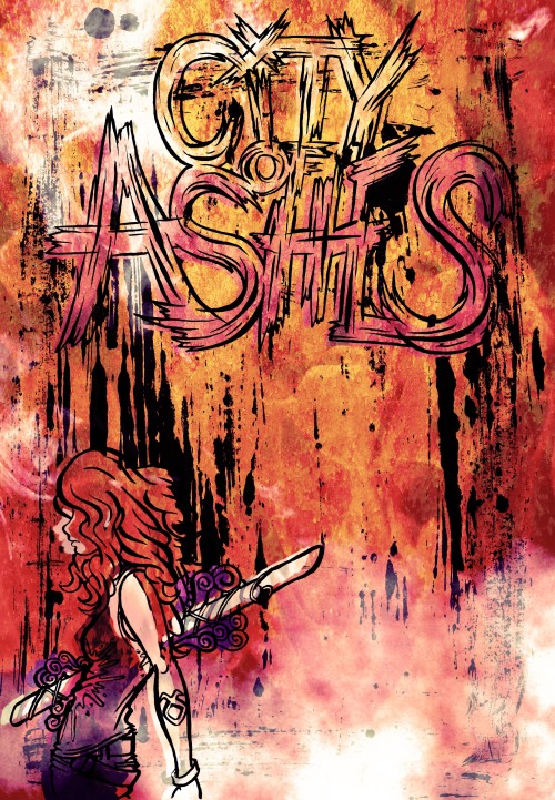 city of ashes (©Cassandra Clare) ink on bristol + photoshop