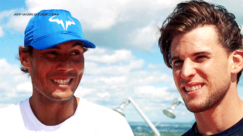 angiekerber:  Thiem And Nadal Visit Montreal’s Olympic Stadium 2017