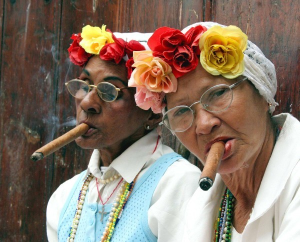 openupnsay-ra:  stage9:  barringtonsmiles:  cubanas/santeras with their cigars looking
