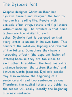 yzhyeigfbhewkf: rouge-rebel-of-the-night:  sixpenceee:  Information on the Dyslexie font. What an amazing concept.  Oml I need this everywhere and it’s such a calming font!! Like, the nice tealy blue color settles my soul and the bolded capitalization