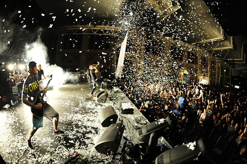 mitch-luckers-dimples:  Parkway Drive by Warped Tour on Flickr. 